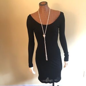 NWOT White House Black Market Ballet Neckline Dress